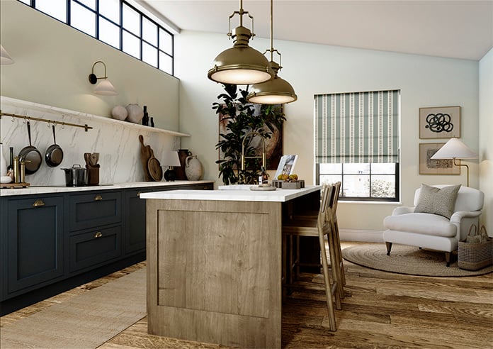 The British Stripe Co. Edgar, Polzeath No.1 - Twist&Fit Roman Blind - Image 7